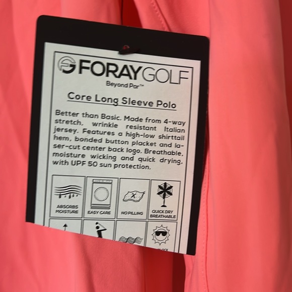 Foray golf shirt Size Large 2 colors - Picture 9 of 15